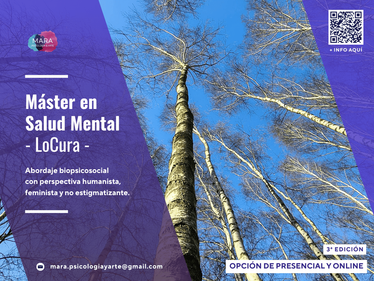 cartel master LoCura para web Despacho Gloria Fuertes, coworking madrid precios para psicologos